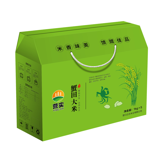 江苏蟹田大米礼盒1kg×5
